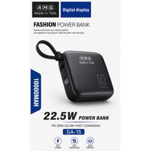 AMB Walk'n Talk 22.5W Power Bank GA-15 – 10000mAh Digital Display