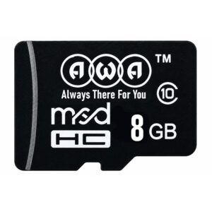 AWA 8GB microSDHC Memory Card – Class 10 High-Speed Storage